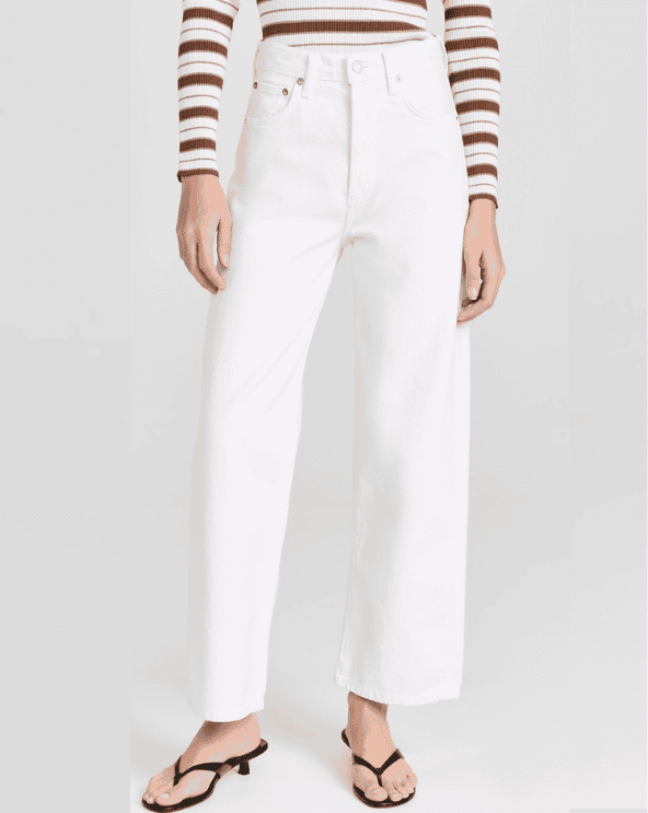 Agolde High Rise Wide Leg Jeans