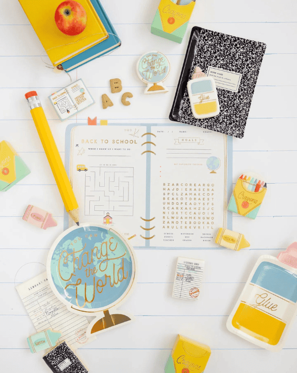 Back To School Paper Goods