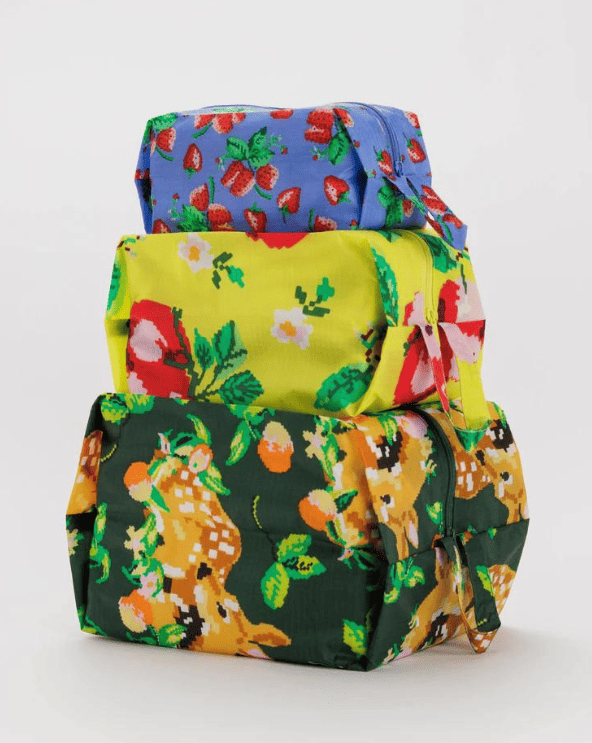 BAGGU 3D Zip Set Pouches