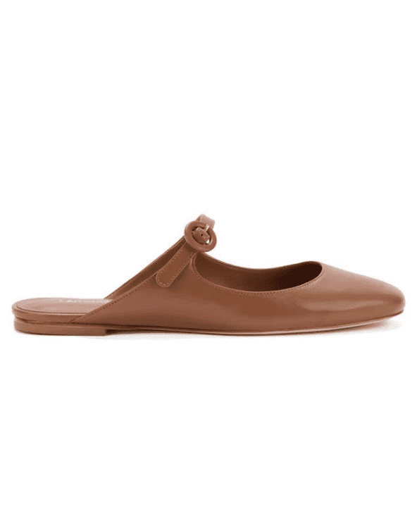 Blair Flat Leather Mule