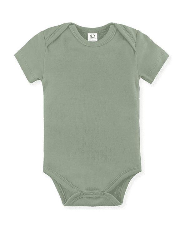 Colored Organics Short-Sleeved Onesie