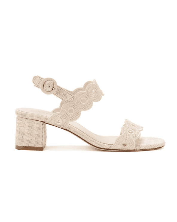 Florence Broderie Raffia Sandal