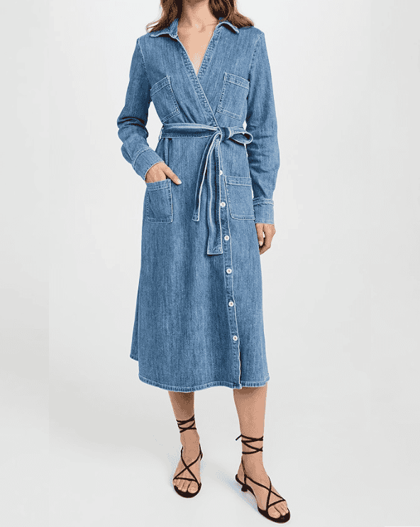 Le Jean Misty Midi Dress