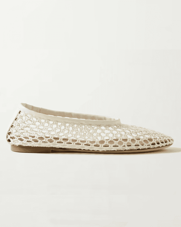 Alba Net Ballet Flats