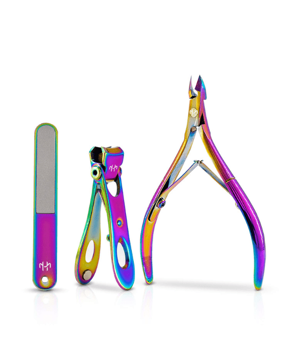 Rainbow Nail Clippers and Nail File