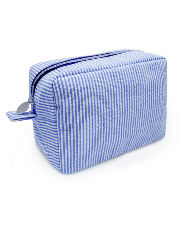 Seersucker Cosmetic Bag