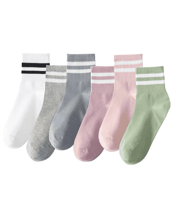 Striped Athletic Socks